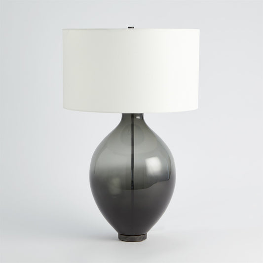 Amphora Glass Table Lamp - Grey