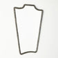 Bouclier Cast Metal Wall Mirror