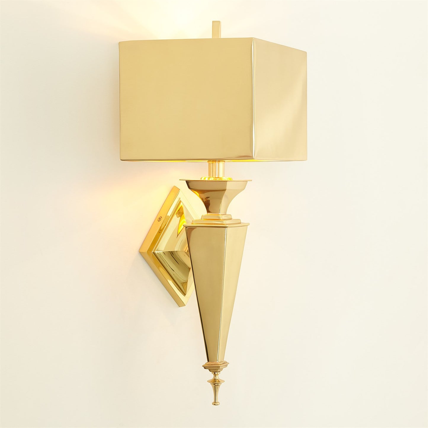 Diamond Sconce - Brass