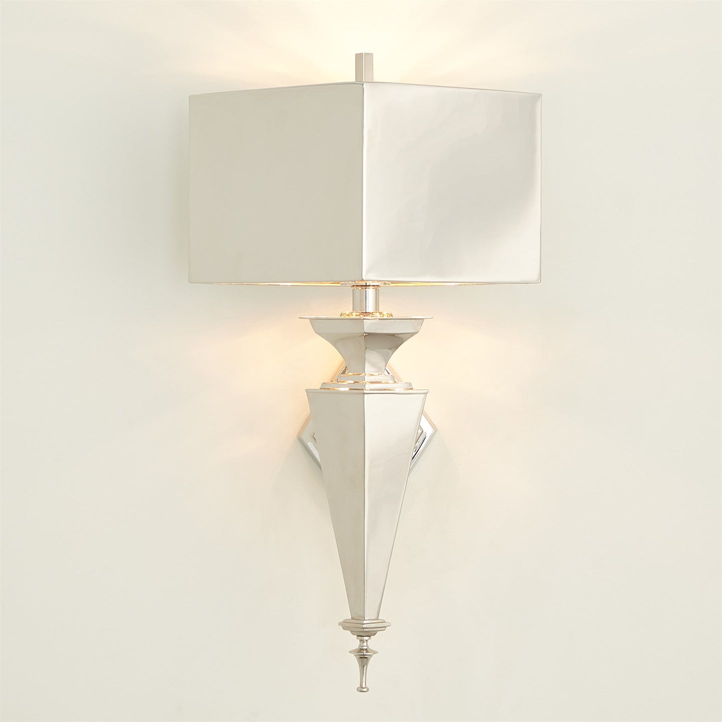 Diamond Sconce - Nickel