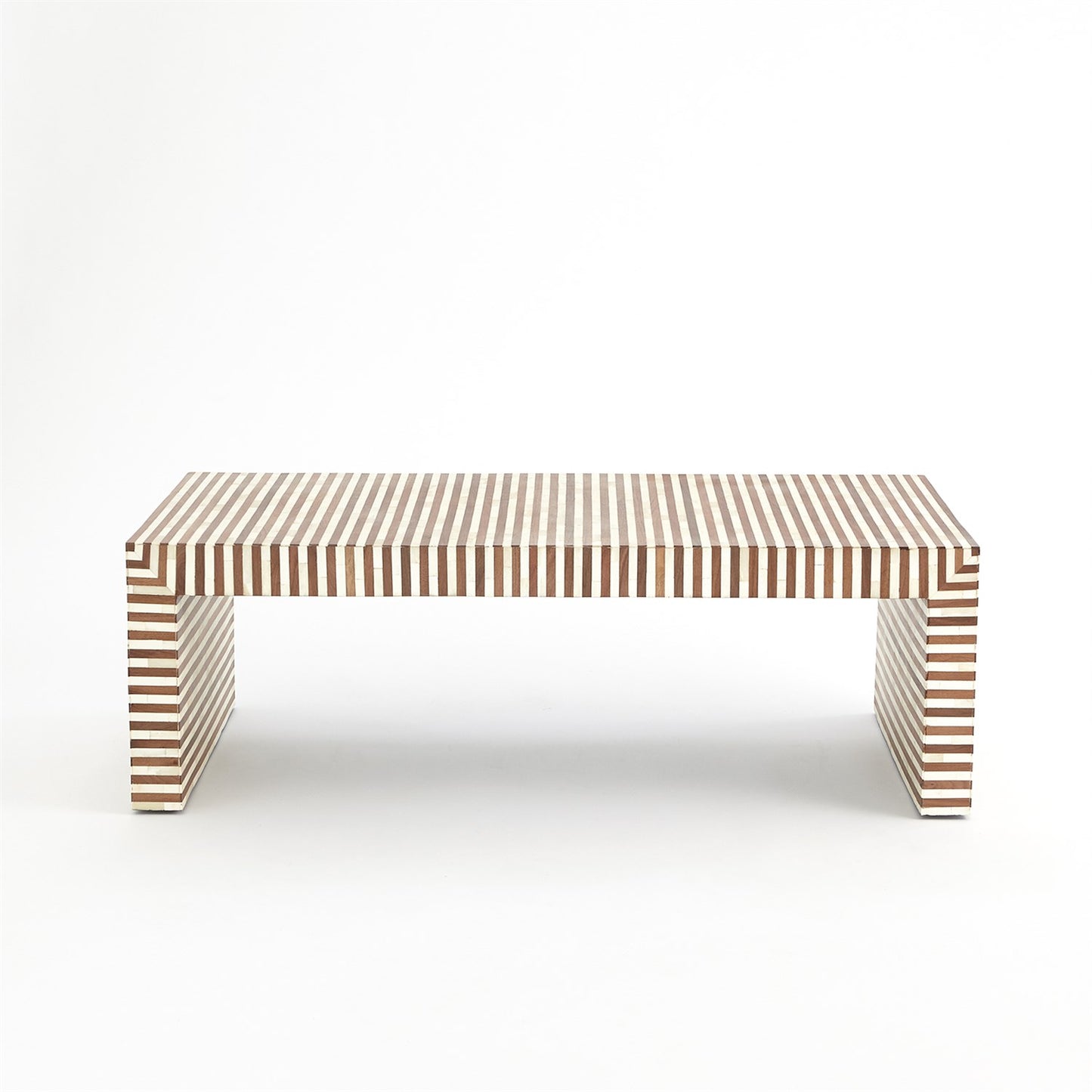 Sienna Coffee Table - Walnut/Bone