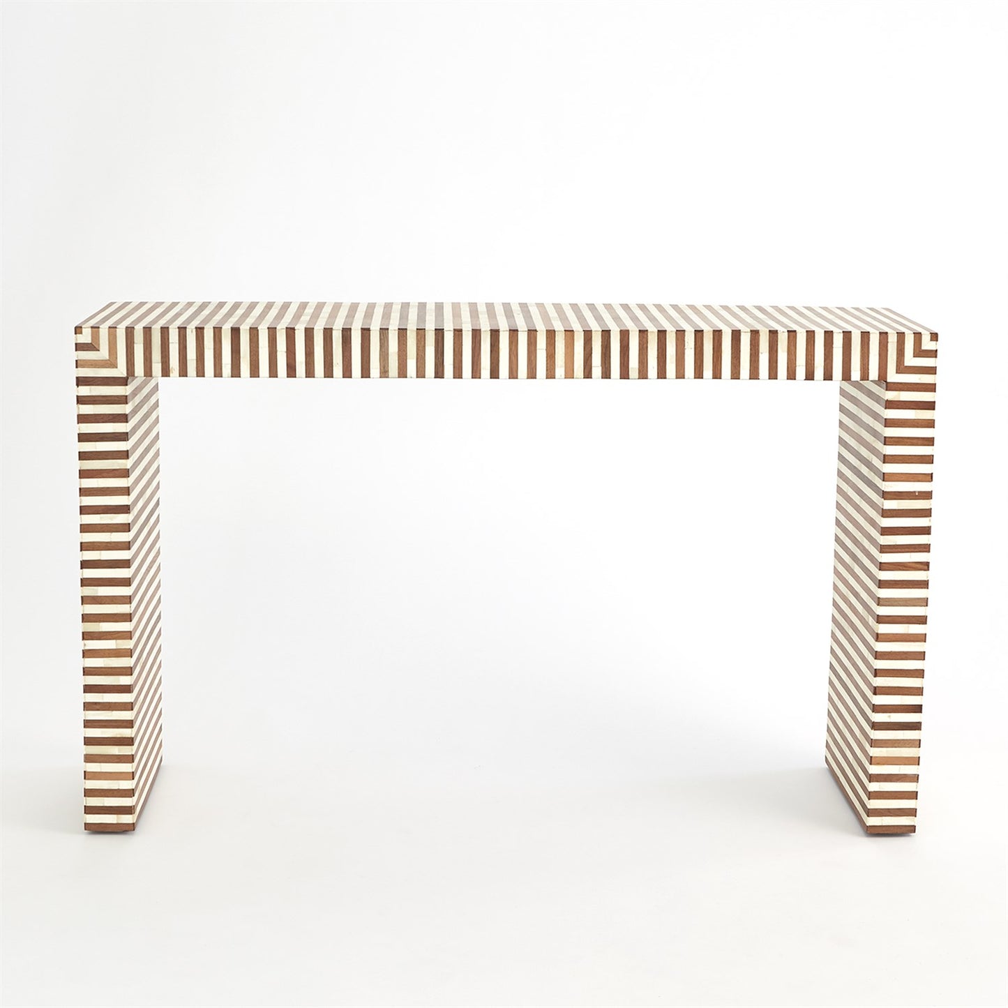 Sienna Console - Walnut/Bone