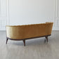 Channel Back Sofa - Toast Velvet
