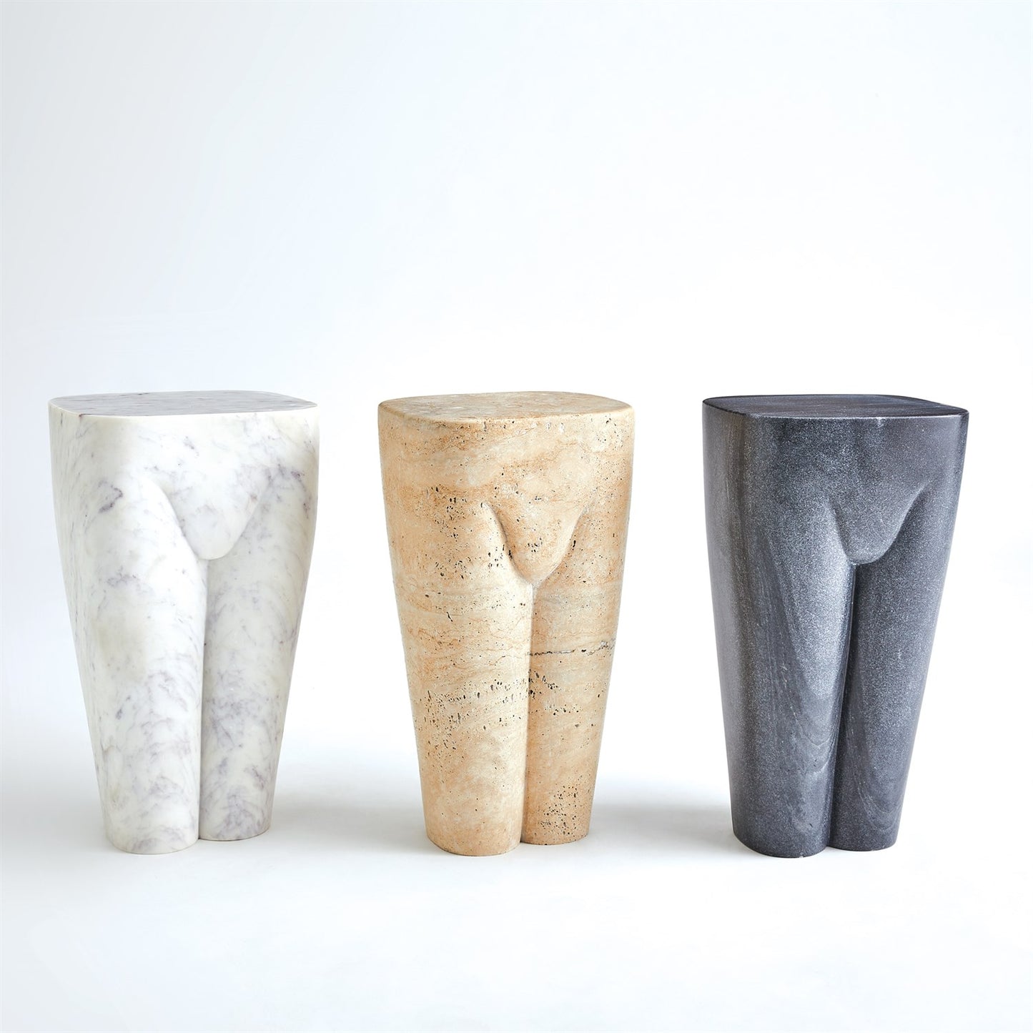 Femme Stool - White Marble