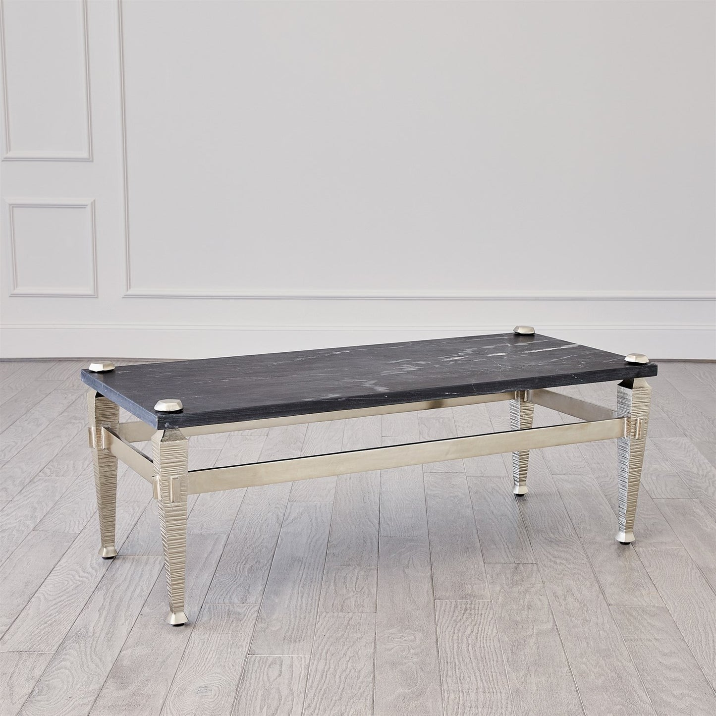 Roman Coffee Table - Nickel