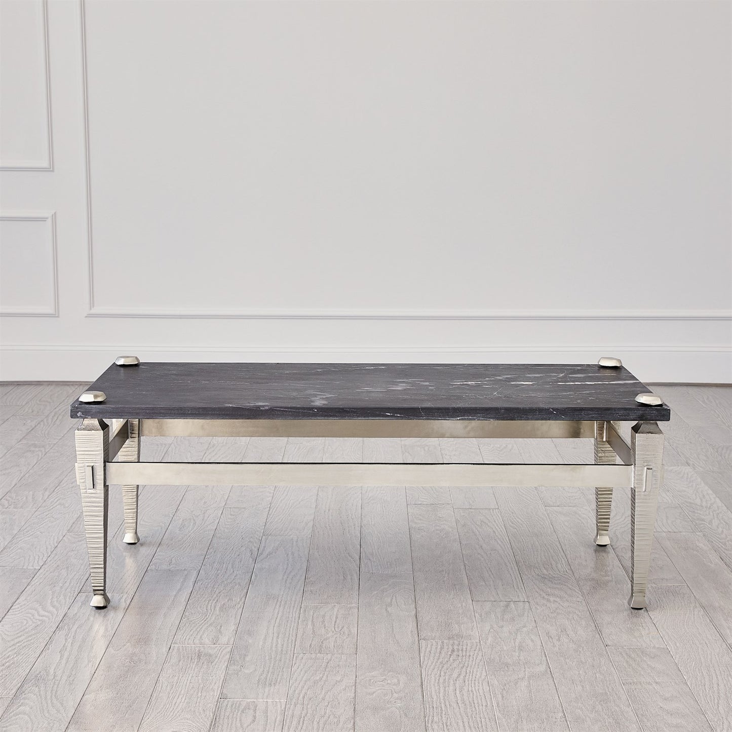 Roman Coffee Table - Nickel