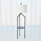 Trio Table/ Floor Lamp - Bronze Verdi w/ Granite