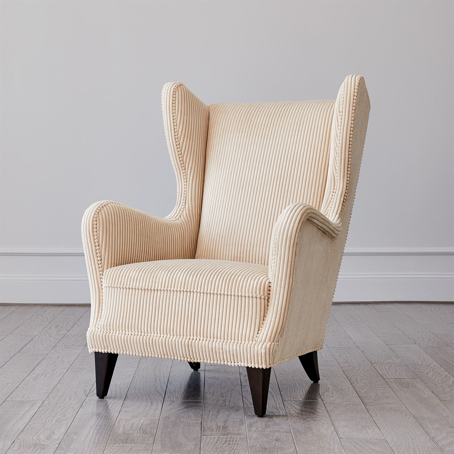 Wing Chair - Wide Wale Corduroy - Vanilla