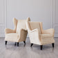 Wing Chair - Wide Wale Corduroy - Vanilla