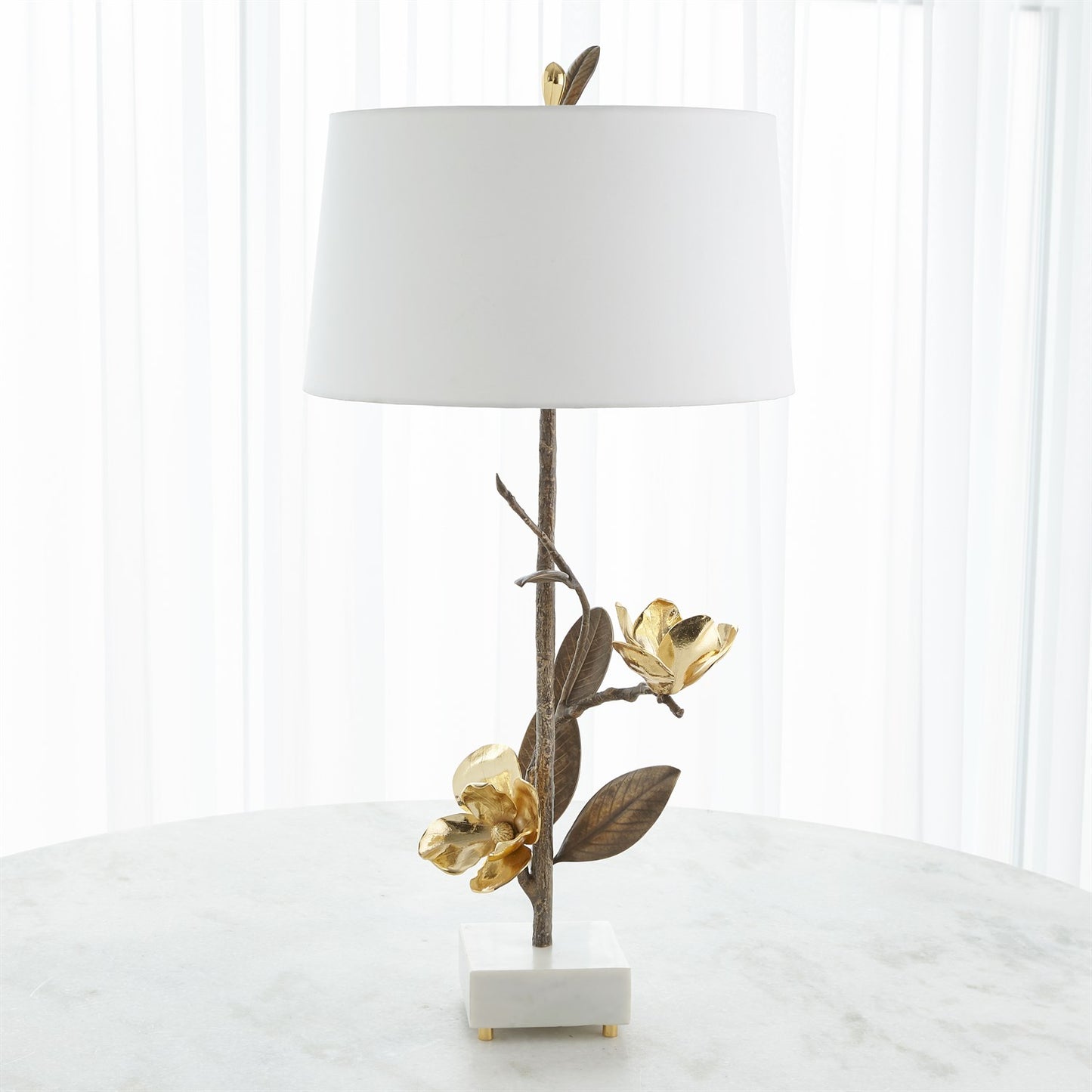 Magnolia Flower Table Lamp - Right