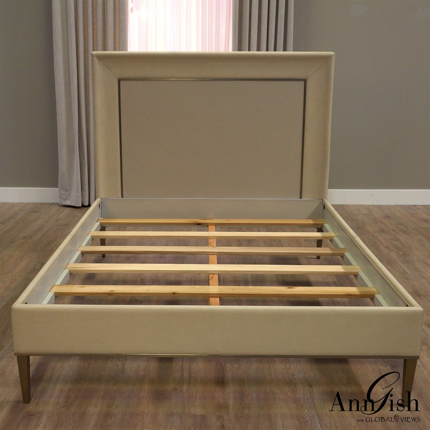 Ellipse Bed - Ivory - Queen/ King