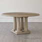 Titian Dining Table-Grey Sandblasted Oak-60" Top