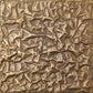 Crinkle Bedside Chest - Brass / Bronze