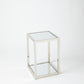 Escher Side Table / Planter - Nickel
