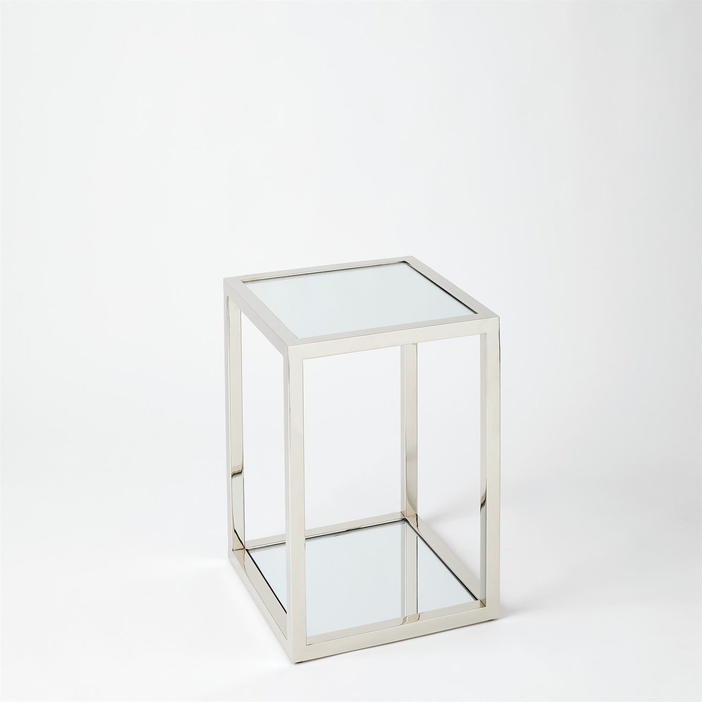 Escher Side Table / Planter - Nickel