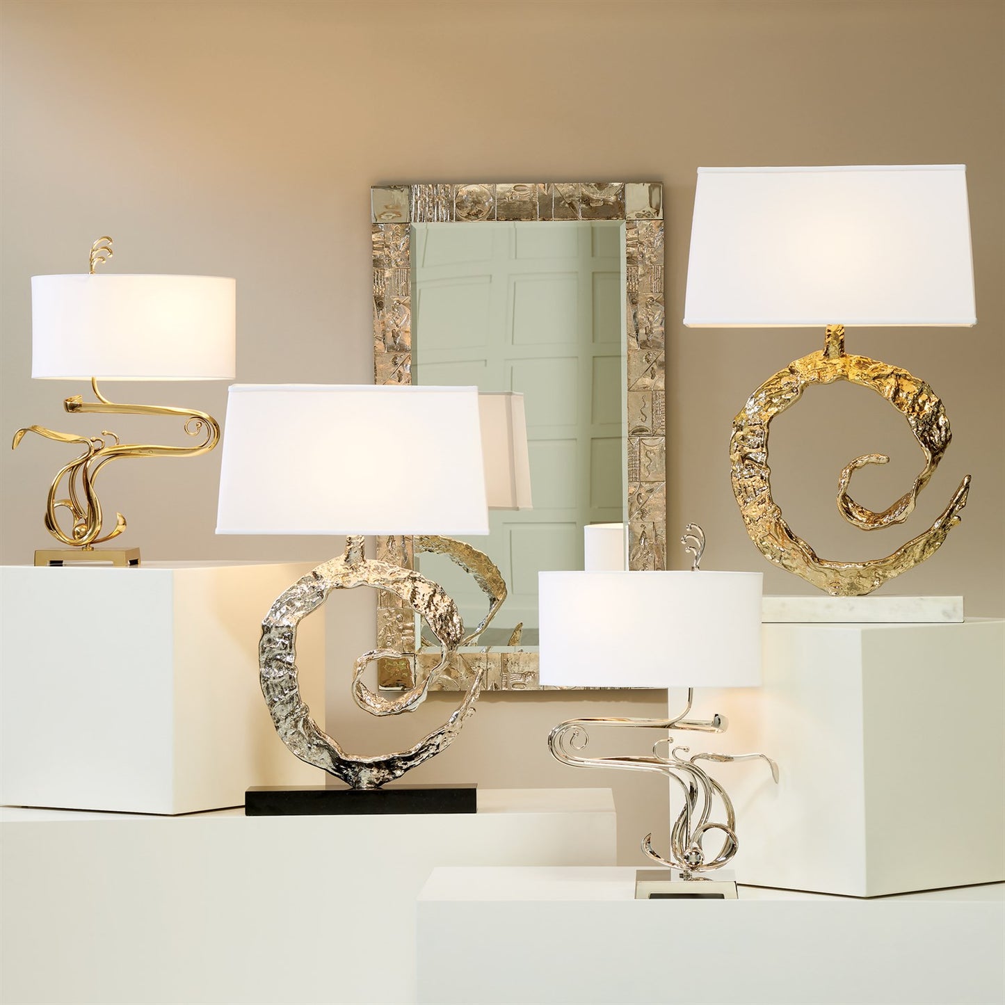Fete Table Lamp - Nickel