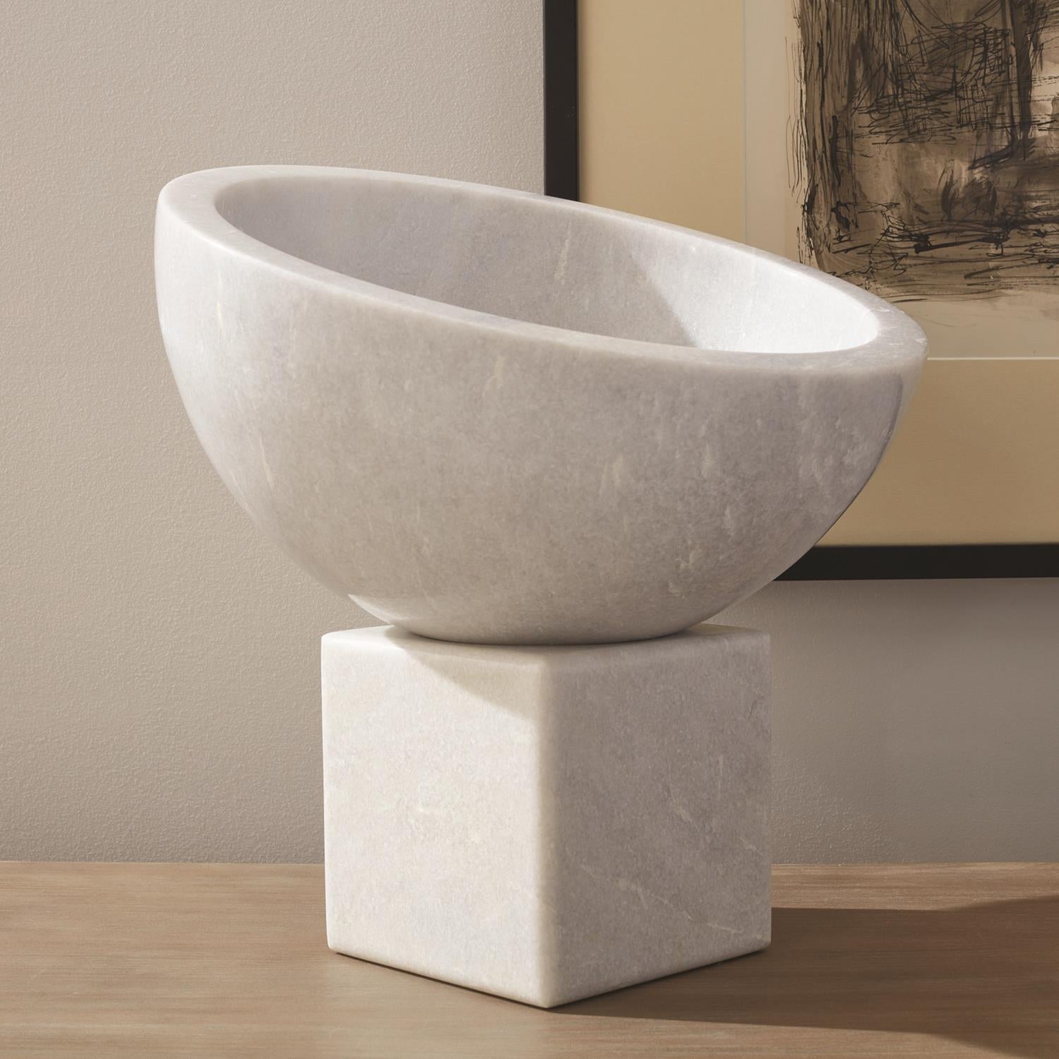 Elements Bowl On Tilt Block - Grats Decor Interior Design & Build Inc.