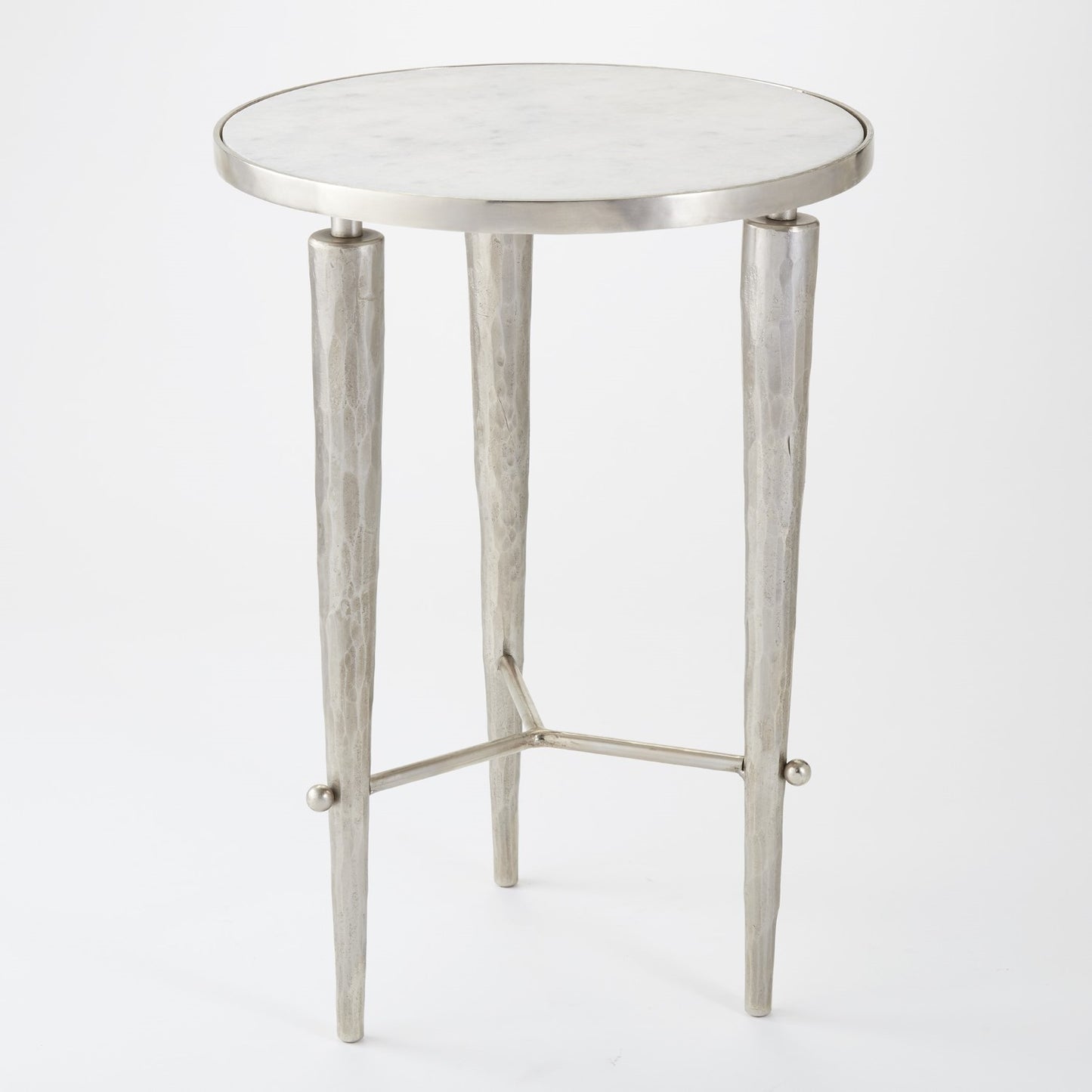 Jasper Accent Table - Nickel - Grats Decor Interior Design & Build Inc.