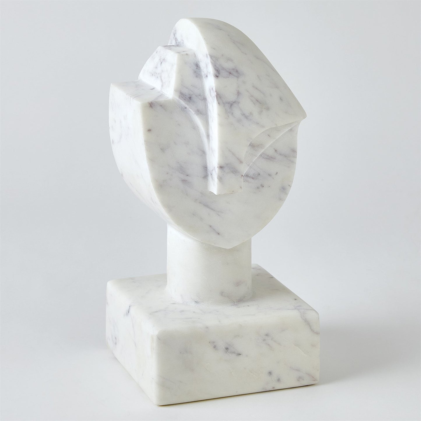Mod Marble Portrait Bust - Grats Decor Interior Design & Build Inc.