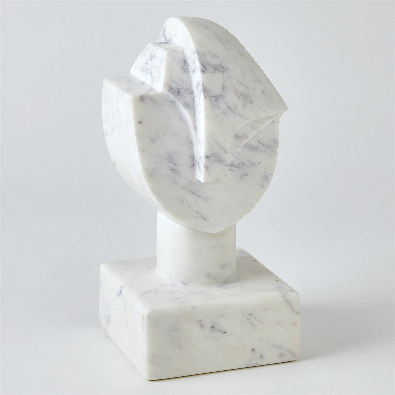 Mod Marble Portrait Bust - Grats Decor Interior Design & Build Inc.