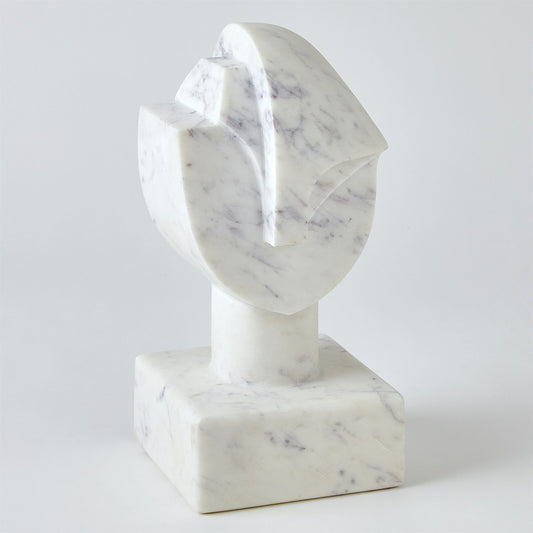 Mod Marble Portrait Bust - Grats Decor Interior Design & Build Inc.