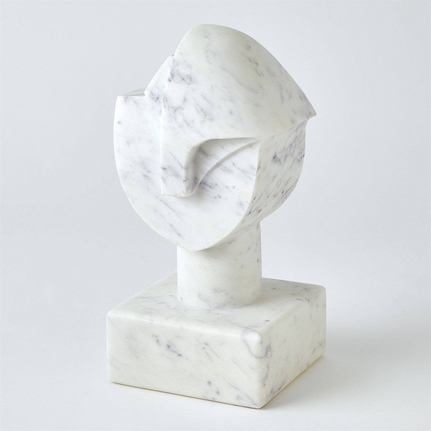 Mod Marble Portrait Bust - Grats Decor Interior Design & Build Inc.