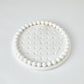 Alabaster Solitaire Game Set - White