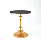 Fluted Side Table - Gold Leaf