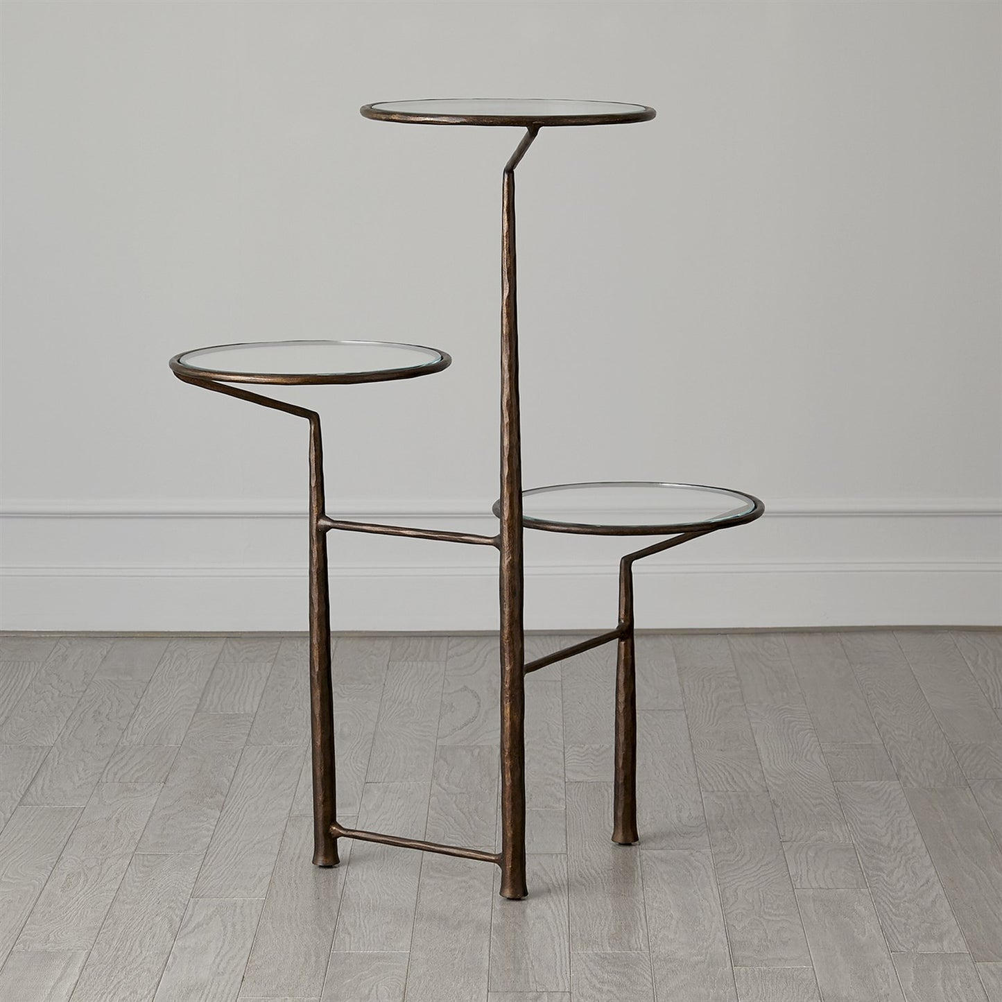 Unity Pedestal w/ Glass - Bronze