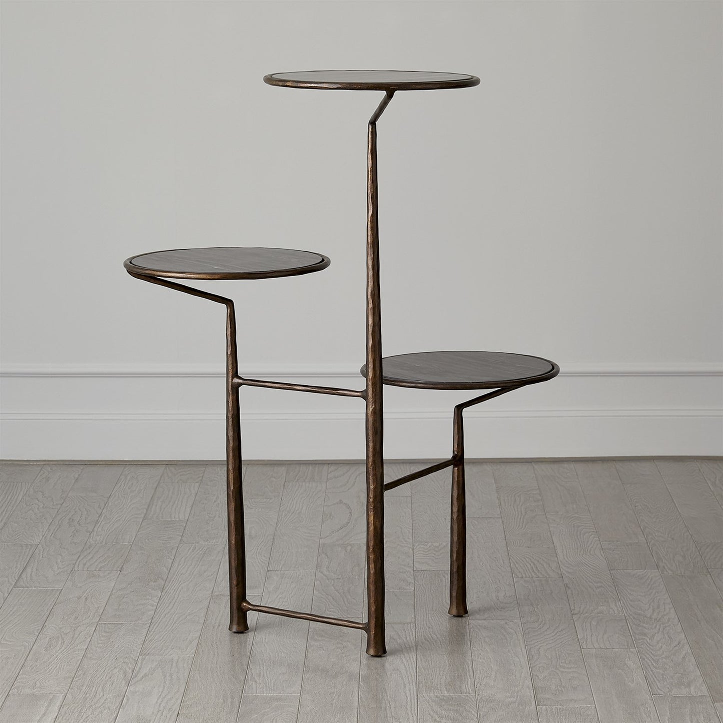 Unity Pedestal w/ Black Marble - Bronze