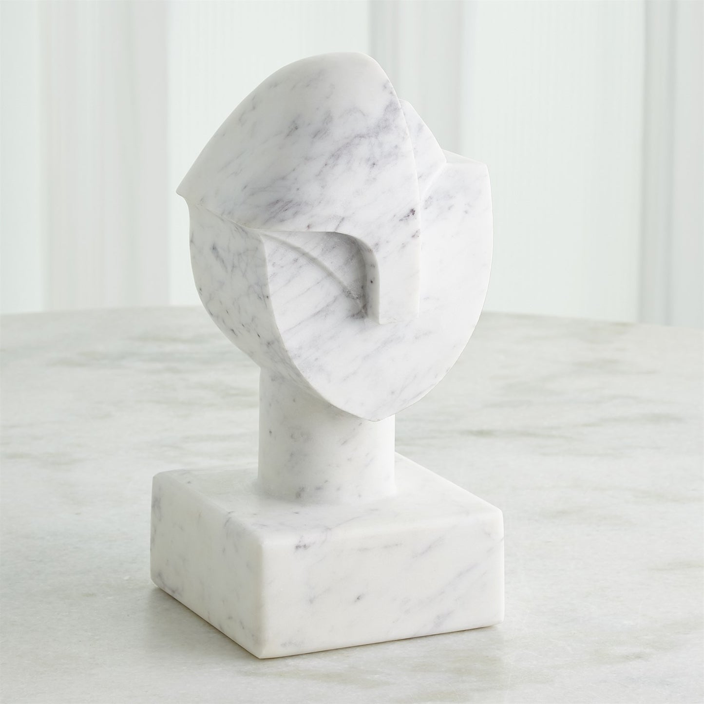 Mod Marble Portrait Bust - Grats Decor Interior Design & Build Inc.