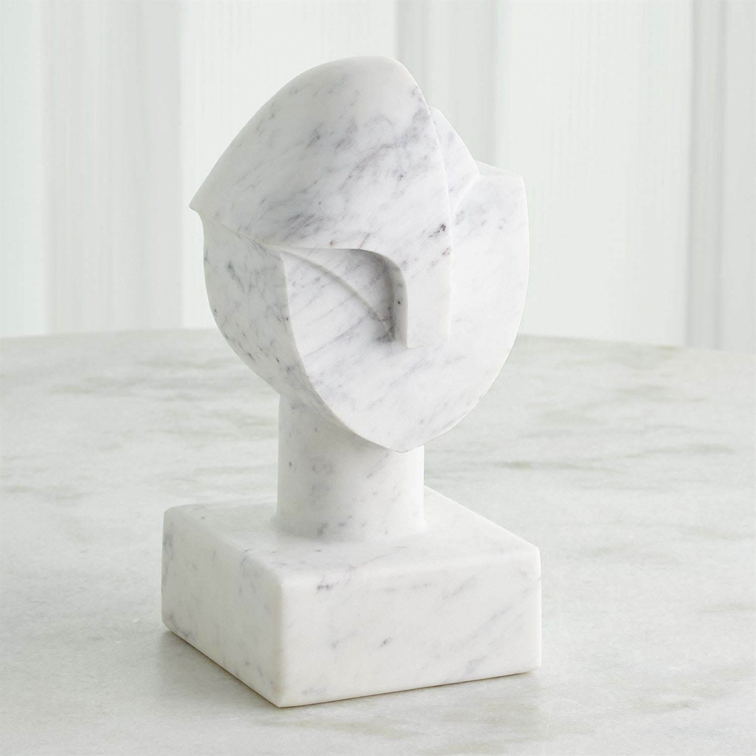 Mod Marble Portrait Bust - Grats Decor Interior Design & Build Inc.