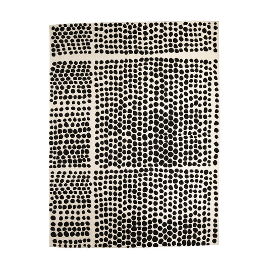 Graffiti Rug - White/ Black - 5 Sizes