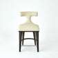 Anvil Back Counter Stool - Ivory Leather