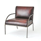 Swoop Chair - Brindisi Leather - Lava