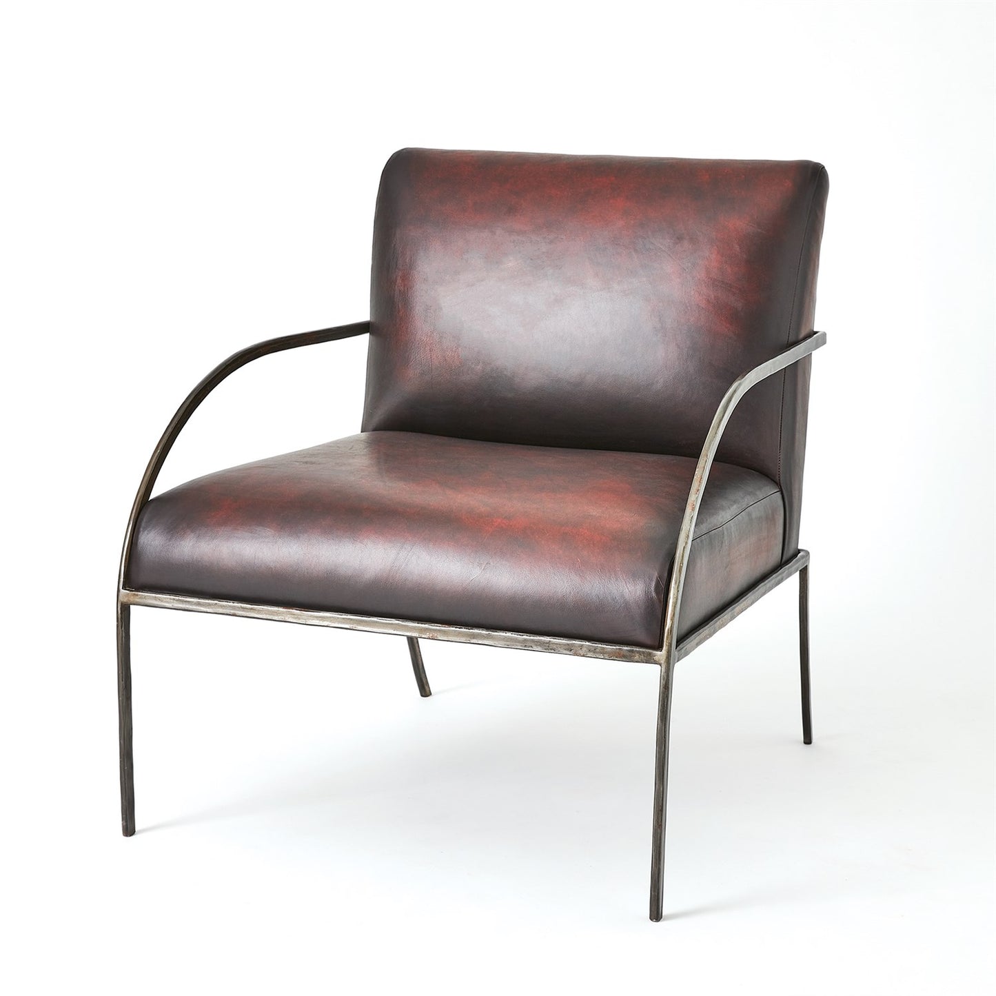 Swoop Chair - Brindisi Leather - Lava