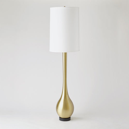 Bulb 81"H Floor Lamp - Brushed Brass