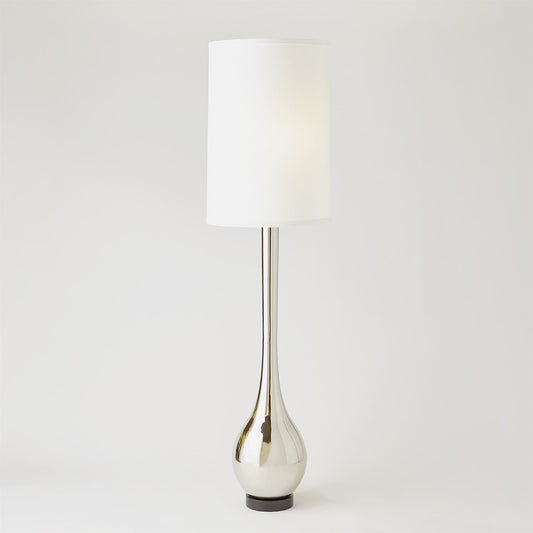 Bulb 81"H Floor Lamp - Nickel