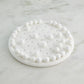 Alabaster Solitaire Game Set - White