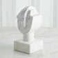 Mod Marble Portrait Bust - Grats Decor Interior Design & Build Inc.
