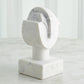 Mod Marble Portrait Bust - Grats Decor Interior Design & Build Inc.