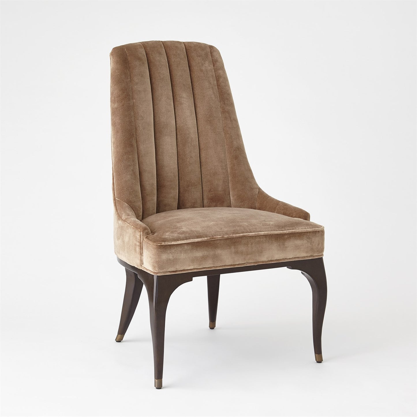Channel Tufted Dining Chair - Mushroom
