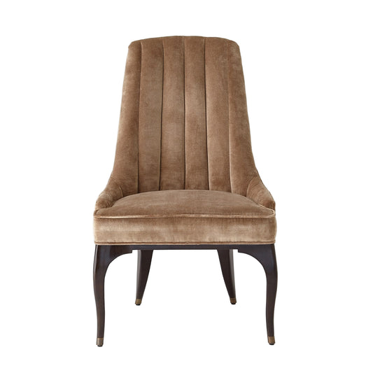Channel Tufted Dining Chair - Muslin