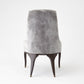 Channel Tufted Dining Chair - Gargoyle