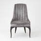 Channel Tufted Dining Chair - Gargoyle