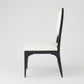 Harlow Chair - Black w/ White Leather