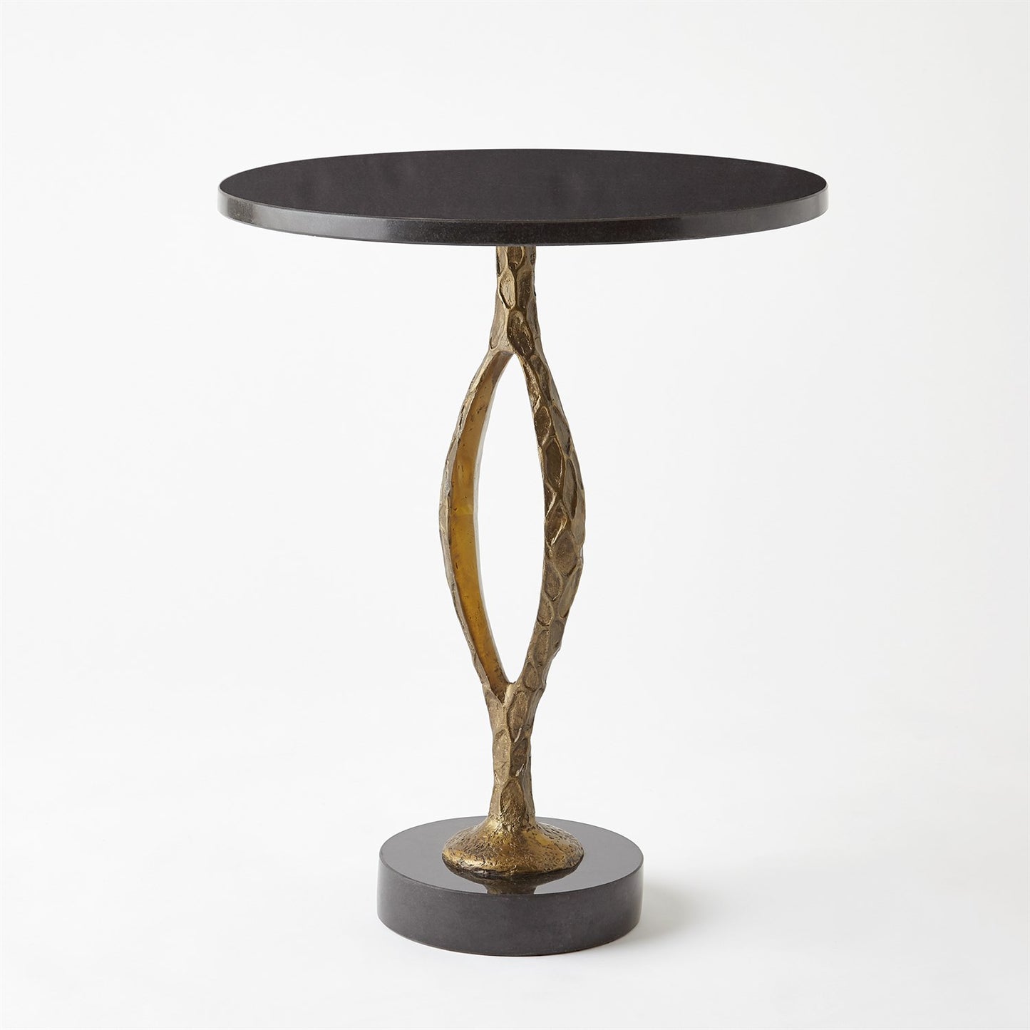 Pod Accent Table-Antique Gold - Grats Decor Interior Design & Build Inc.