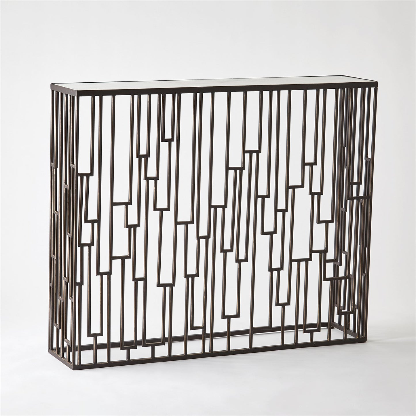 Shingle 43" Hall Table - White Marble