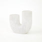 Marble Tube Table - White