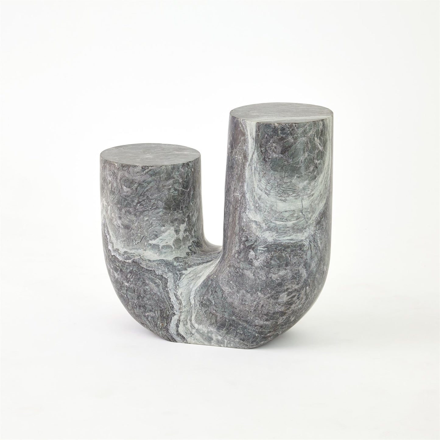 Marble Tube Table - Black